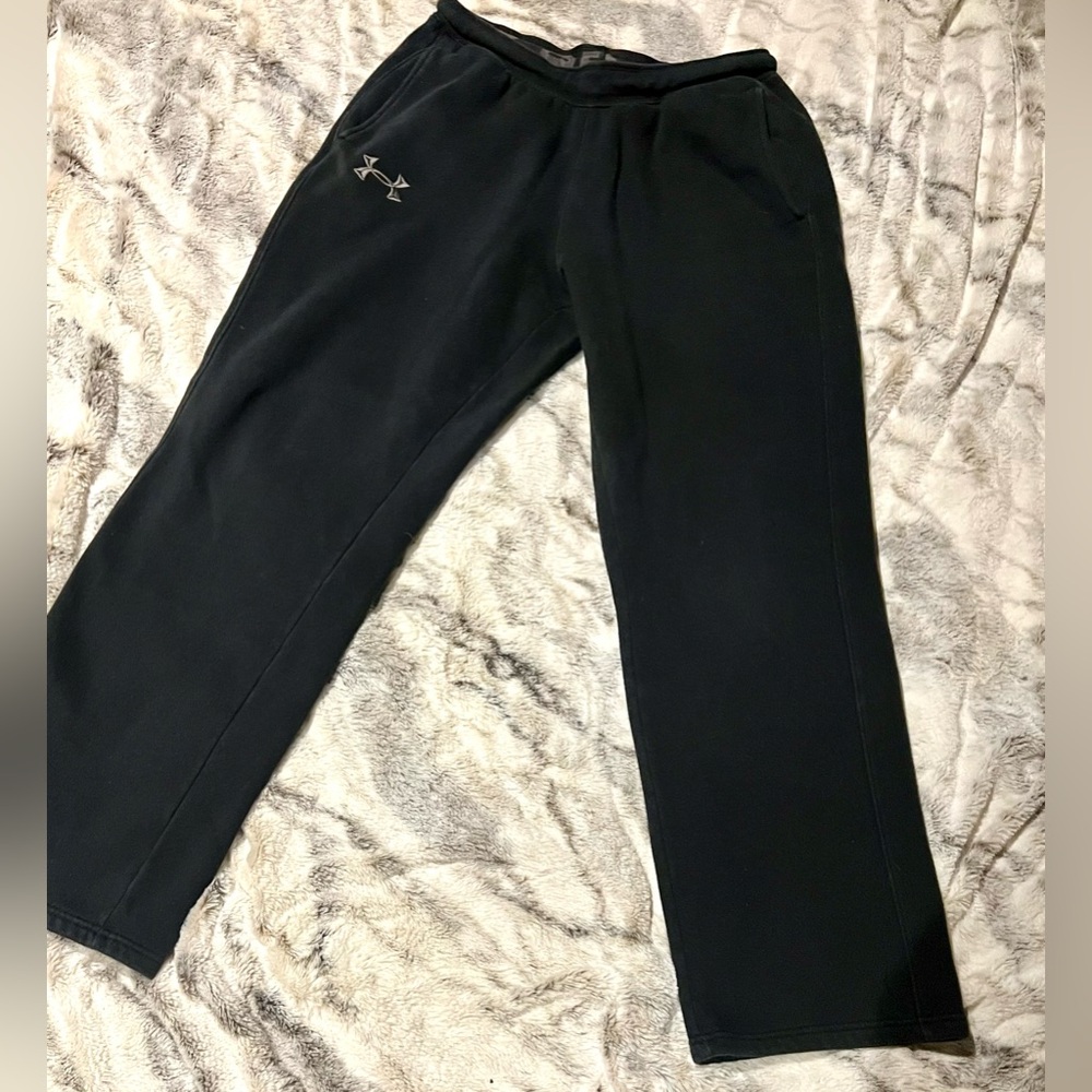 Under Armour Men’s Black Athletic Joggers with Logo